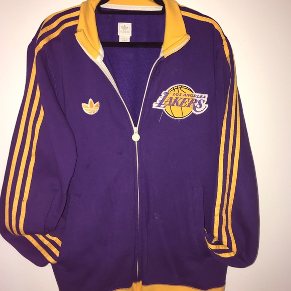 lakers old school jacket